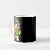 Bulldog Basketball 67 Gen Alpha Slang Srts Dog Boy Kaffeetasse (Vorderseite Links)
