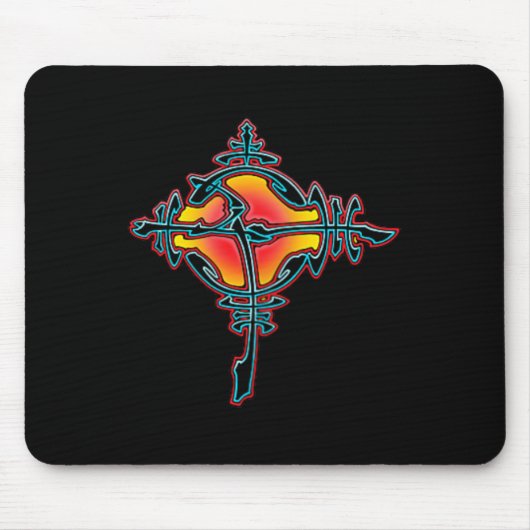 Bulldog Bda Sabertooth Old School Skateboarding Fo Mousepad (Vorne)