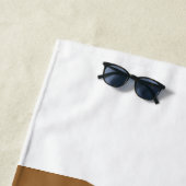 Bulldog Beach Handtuch (Beispiel)