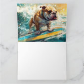 Bulldog Beach Surfgrafik Karte (Innenseite)