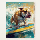 Bulldog Beach Surfgrafik Planer (Rückseite)