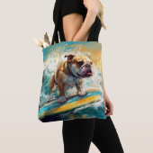 Bulldog Beach Surfgrafik Tasche (Von Nahem)