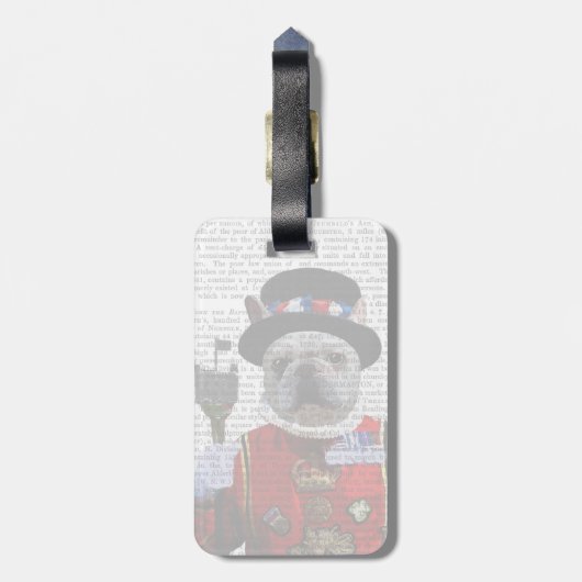 Bulldog Beefeater Gepäckanhänger (Rückseite vertikal)