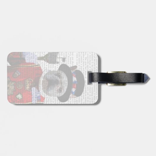 Bulldog Beefeater Gepäckanhänger (Rückseite horizontal)