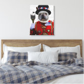 Bulldog Beefeater Leinwanddruck (Insitu (Schlafzimmer))