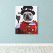 Bulldog Beefeater Leinwanddruck (Insitu (Holzboden))