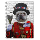 Bulldog Beefeater Notizblock (Vorderseite)