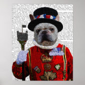 Bulldog Beefeater Poster (Vorne)