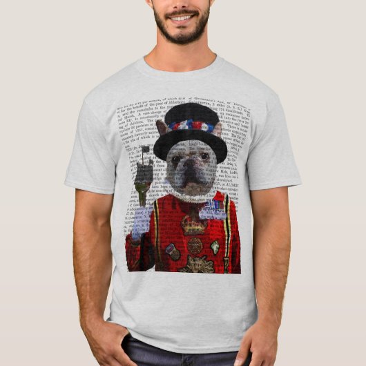 Bulldog Beefeater T-Shirt (Vorderseite)