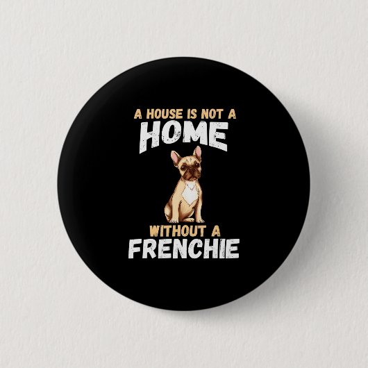 Bulldog-Besitzer Button (Vorderseite)