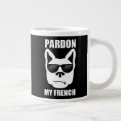 Bulldog-Besitzer Jumbo-Tasse (Rechts)