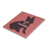 Bulldog-BESTE FREUNDIN Fliese (Seite)