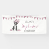 Bulldog Birthday Banner (Horizontal)