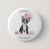 Bulldog Birthday Button (Vorderseite)