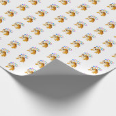 Bulldog Birthday Geschenkpapier (Ecke)