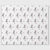 Bulldog Birthday Geschenkpapier (Flach)