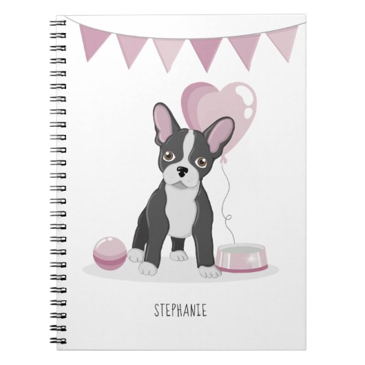 Bulldog Birthday Notizblock (Vorderseite)
