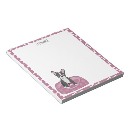 Bulldog Birthday Notizblock (angewinkelt)