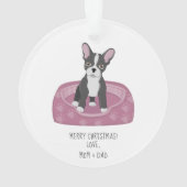 Bulldog Birthday Ornament (Rückseite)