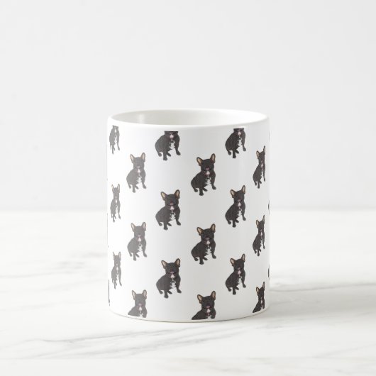 Bulldog (Black Brindle) Kaffeetasse (Mittel)
