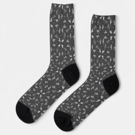 Bulldog Black und White Socken