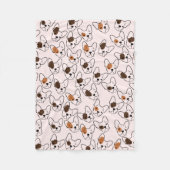 Bulldog-Blanket Fleecedecke (Vorderseite)