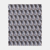 Bulldog Blanket Niedlich Bulldog Art Fleece Blanke (Vorderseite)