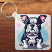 Bulldog Bliss Schlüsselanhänger (Vorderseite)