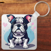 Bulldog Bliss Schlüsselanhänger (Rückseite)