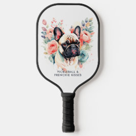 Bulldog-Blume Pickleball Frenchie Kisses Schläger