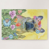 Bulldog-Blume Puzzle (Horizontal)