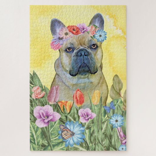 Bulldog-Blume Puzzle (Vertikal)