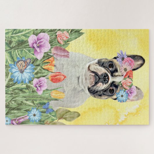 Bulldog-Blume Puzzle (Horizontal)