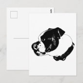 Bulldog Bold Postkarte (Vorne/Hinten)