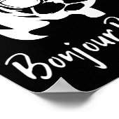 Bulldog Bonjour Es Poster (Ecke)