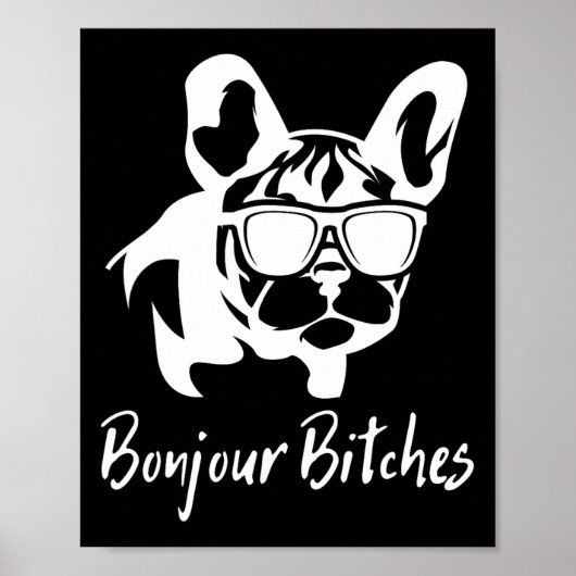 Bulldog Bonjour Es Poster (Vorne)