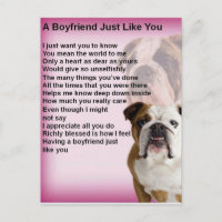 Bulldog Boyfriend Poem