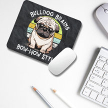 Bulldog Brains Mousepad
