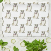 Bulldog (Brindle) Geschirrtuch (Gefaltet)