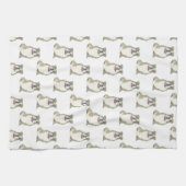 Bulldog (Brindle) Geschirrtuch (Horizontal)