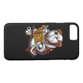 Bulldog-Buch Reading Hund Funny Pater Case-Mate iPhone Hülle (Rückseite (Horizontal))