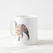 Bulldog, Bulldog, Bulldog-Geschenke, Bulldog Kaffeetasse (Vorderseite Links)