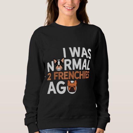 Bulldog-Bulldogge Sweatshirt (Vorderseite)