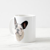 Bulldog BW Bust Kaffeetasse (Vorderseite Links)
