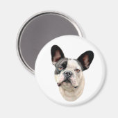 Bulldog BW Bust Magnet (Vorderseite/Rückseite)