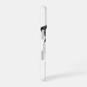 Bulldog Cafe-Table-Fall iPhone 16 Hülle (Rechte Seite)