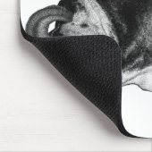 Bulldog Calm Desk Pad Mousepad (Ecke)