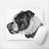 Bulldog Calm Desk Pad Mousepad (Mit Mouse)