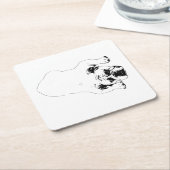 Bulldog Cheer Table Untersetzer (angewinkelt)