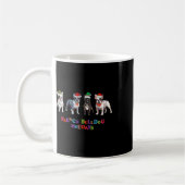 Bulldog Christmas2 Kaffeetasse (Links)